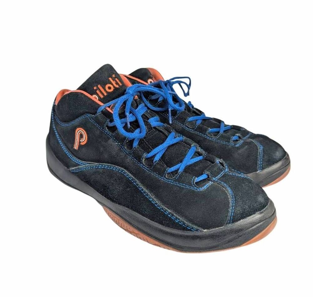 Piloti DTM black suede driving racing lace up boot shoe mens 13